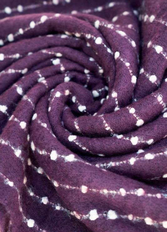 Powder Dakota Cosy Scarf,  Damson