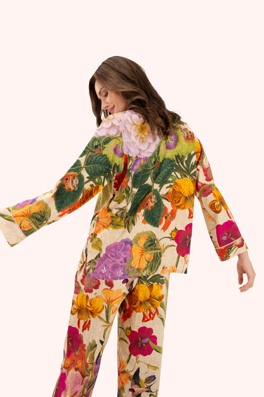 Supersoft Autumn Posy Cream Pyjamas
