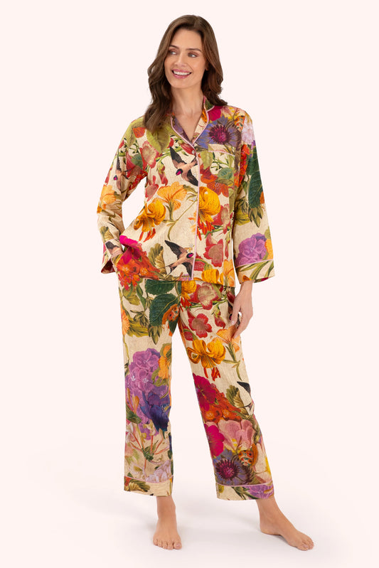 Supersoft Autumn Posy Cream Pyjamas