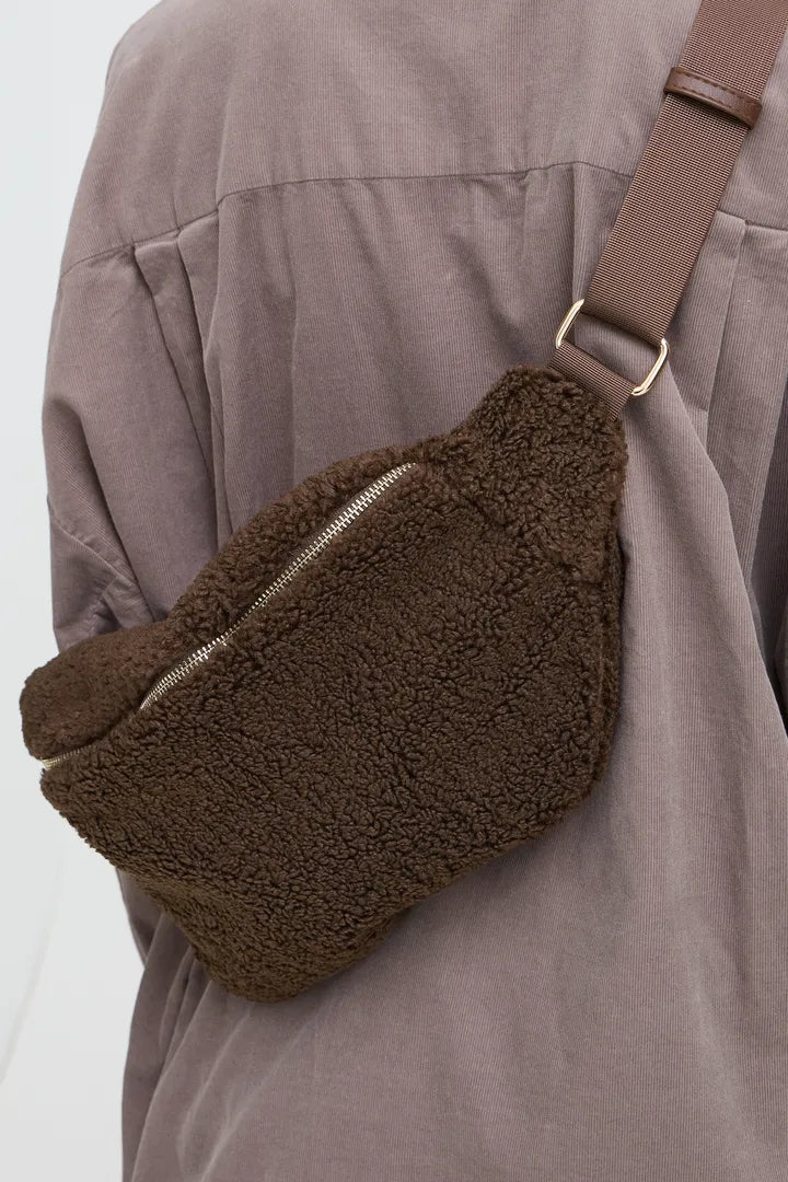 Fransa Brown Teddy Bag